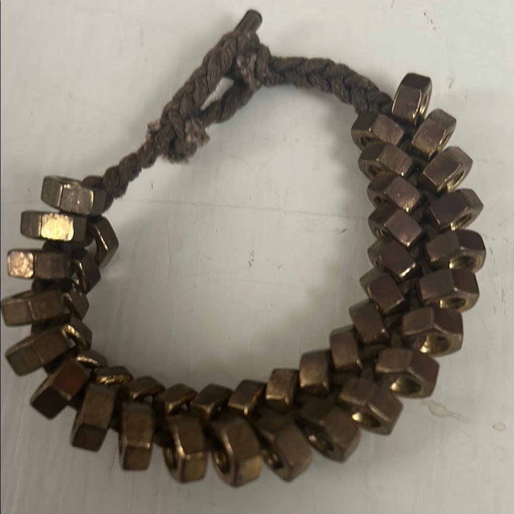 Artisan Ny Metallic Brown Bracelet